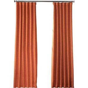 Brand new desert orange colored drapes